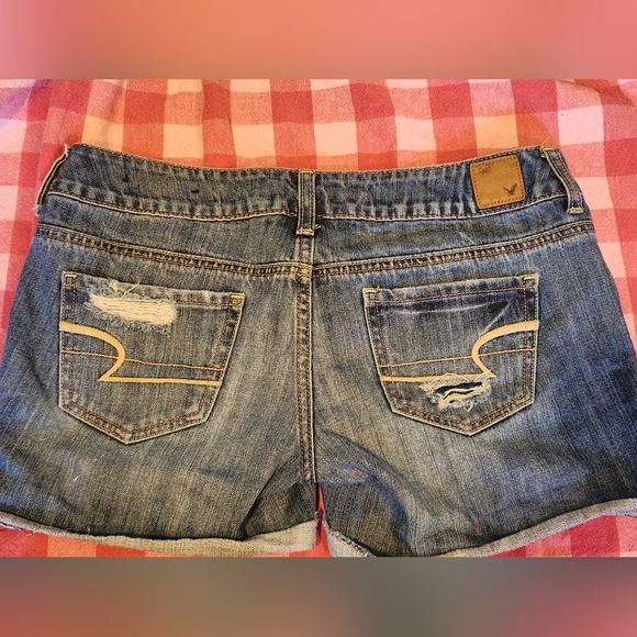 LOT OF 4   American Eagle Distressed Denim Women Shorts - Picture 9 of 13
